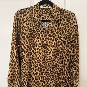 Leopard Blouse Zara
